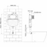 Встраиваемый смывной бачок WASSERKRAFT ALLER 10TLT.031.ME.RG03